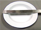 8.5" Enamel Dinnerware Plates White vintage enamelware dishes K