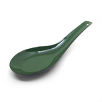 Set 4 Pcs enamel Soup spoons enamelware Green chinese camping japanese K