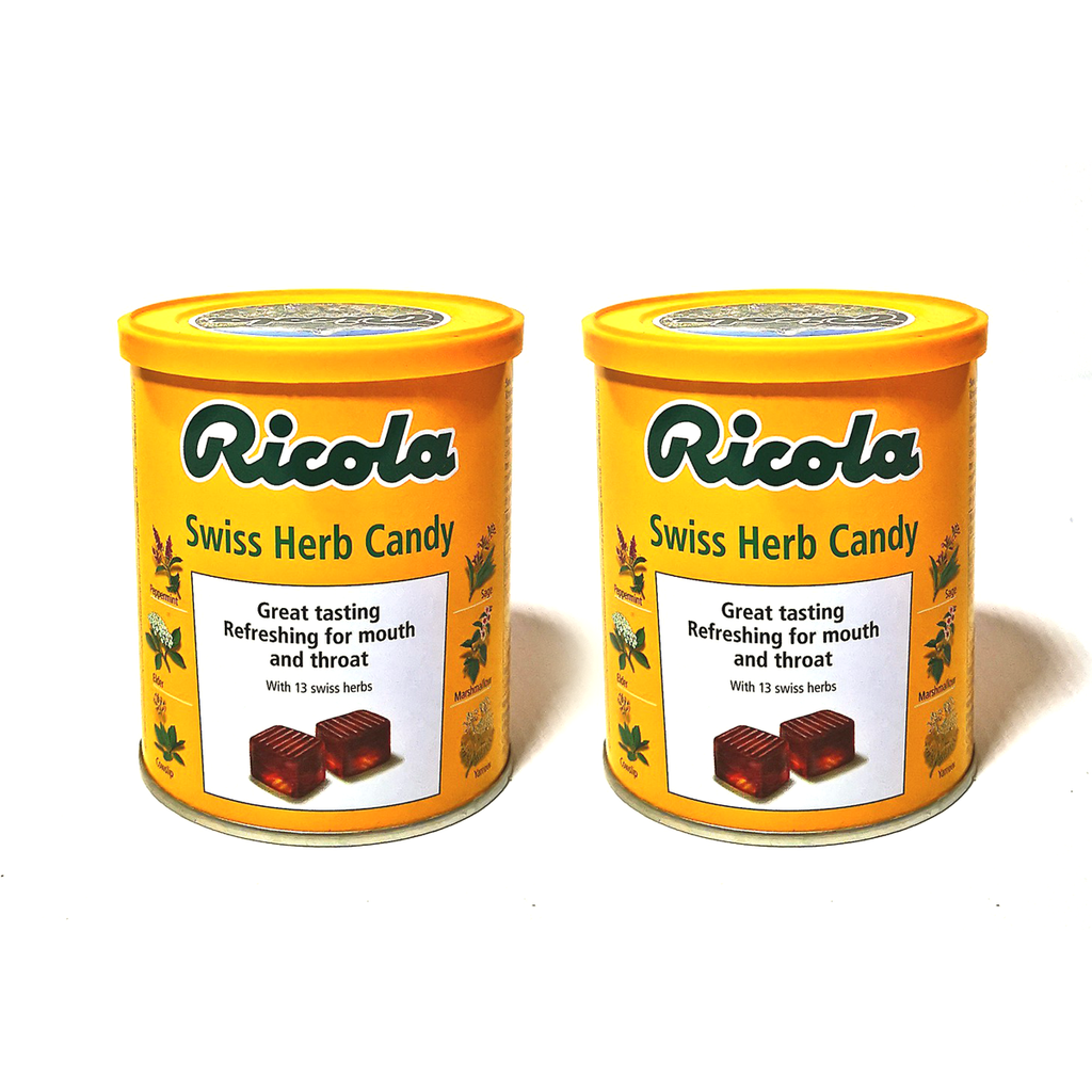 250g Ricola Schweizer Kräuterzucker Erfrischend für Mund und Hals mit 13 Schweizer Kräutern K