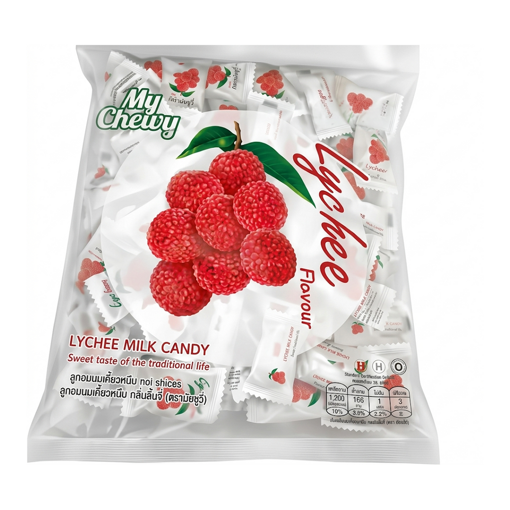 360g Meine Kaubonbons Litschi-Geschmack (ca. 100 St./Packung) K