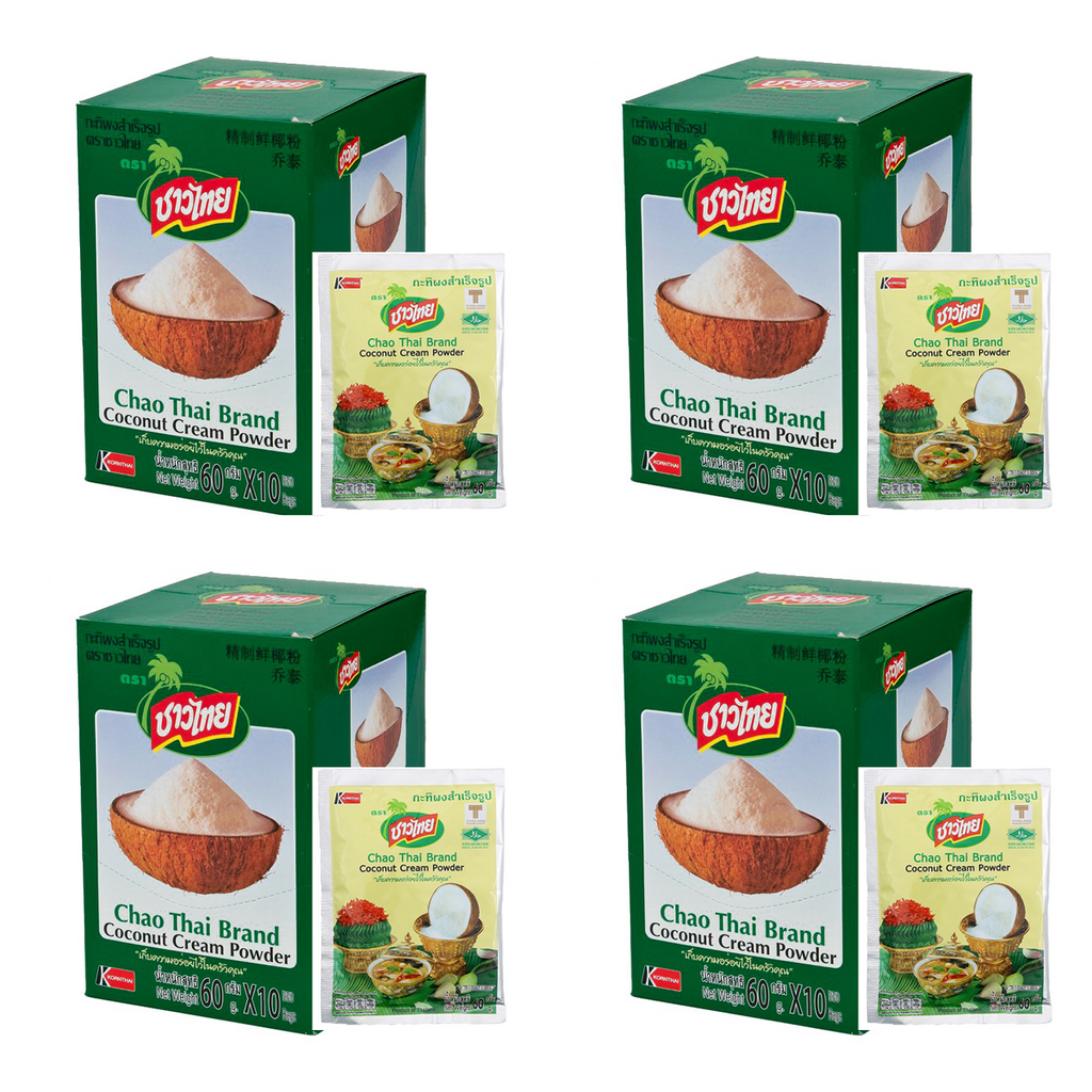 4 Boxes Chao Thai Coconut Milk Powder Thai Asia foods Beverage Ice cream Prung K