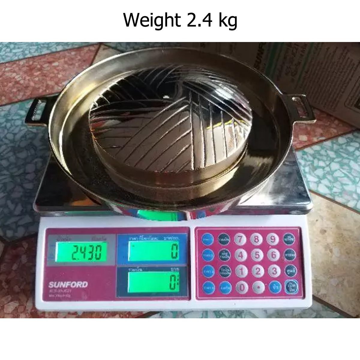 11 Zoll Echtes Messing BBQ Topf Herd Pfanne Grill Mookata Thai Küche BBQ K