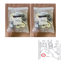 2sets Genuine Mitsubishi Pajero Rear Stabilizer Link Repair Kit 4056A138 K