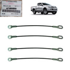 2 Paare (4 Stk.) Gurt Heckklappe Drahtseil hinten Mitsubishi L200 Triton 2016-18