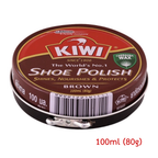 KIWI 茶靴ブーツ用ポリッシュワックス 100ml — 輝き、栄養、保護