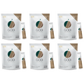 6 Packungen GODI PREMIUM FLAT WHITE 3in1 KAFFEE MIX Kokosnuss-Creamer K