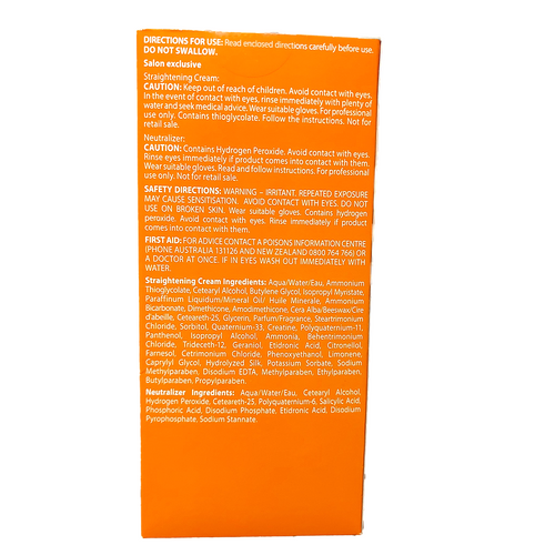 100ml Wella Professional Creatine+ Straight (C) Hair straightening cream K