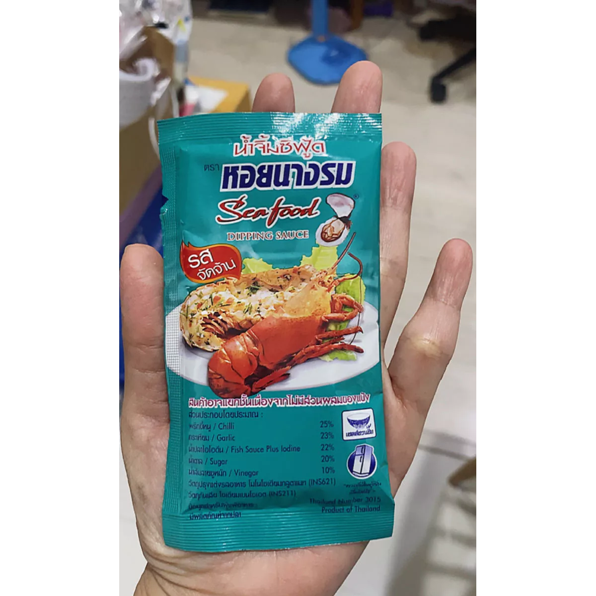 (12sachets/box) Thai Sea food Sauce Spicy Dipping Sauce Oyster Brand K
