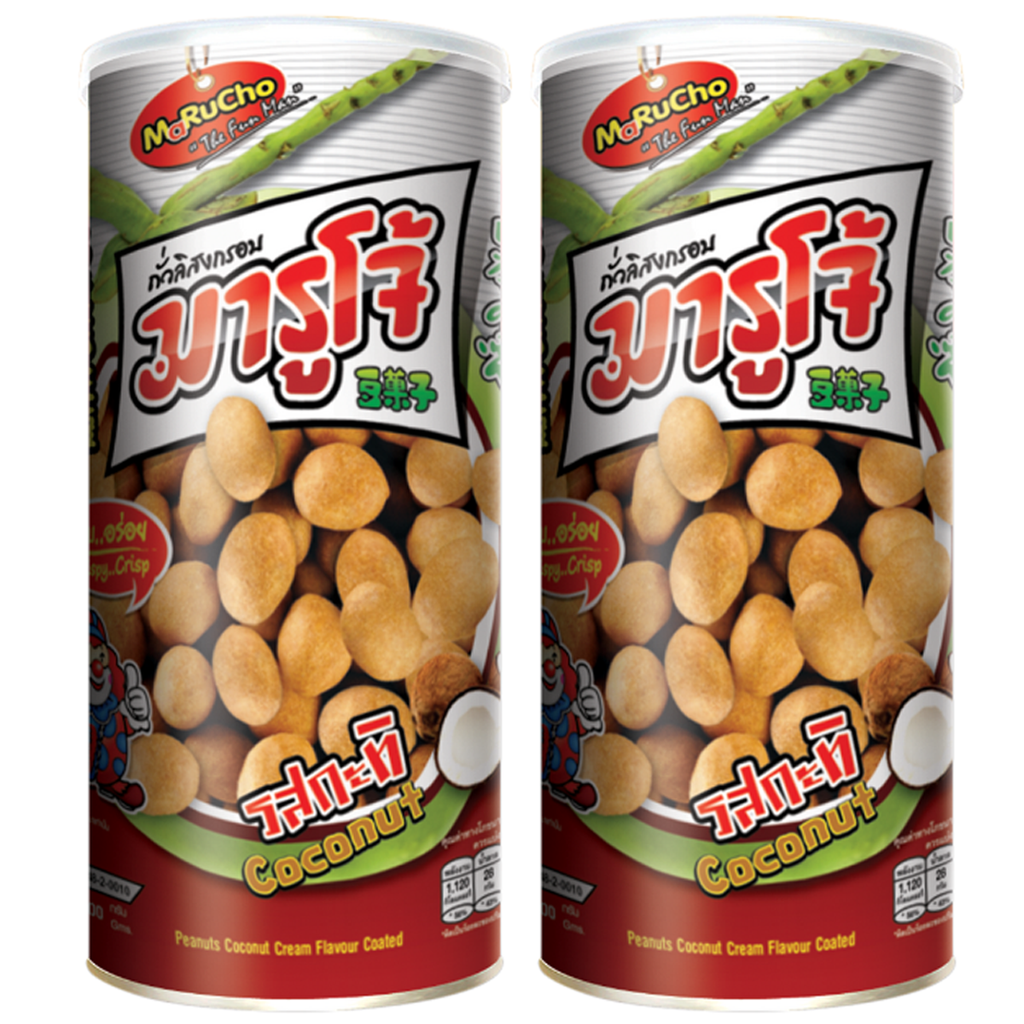 200g Roasted Peanuts Coconut Flavor Snacks Marucho K