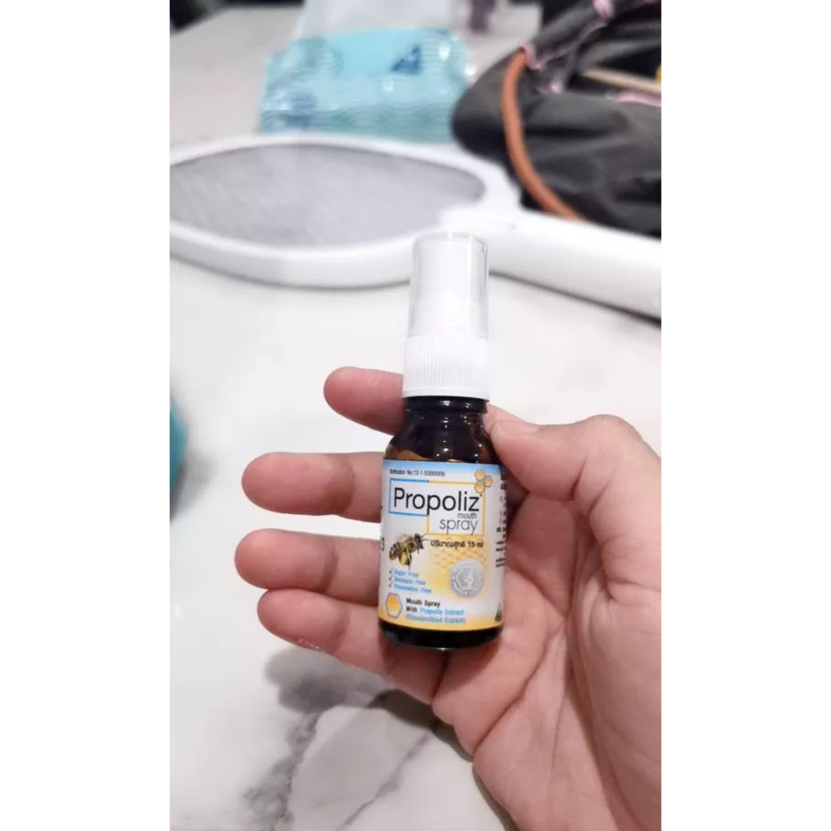 Propoliz Propolis Mouth Spray 15ml – Natural Throat Spray with Honey & Peppermint | Sugar Free
