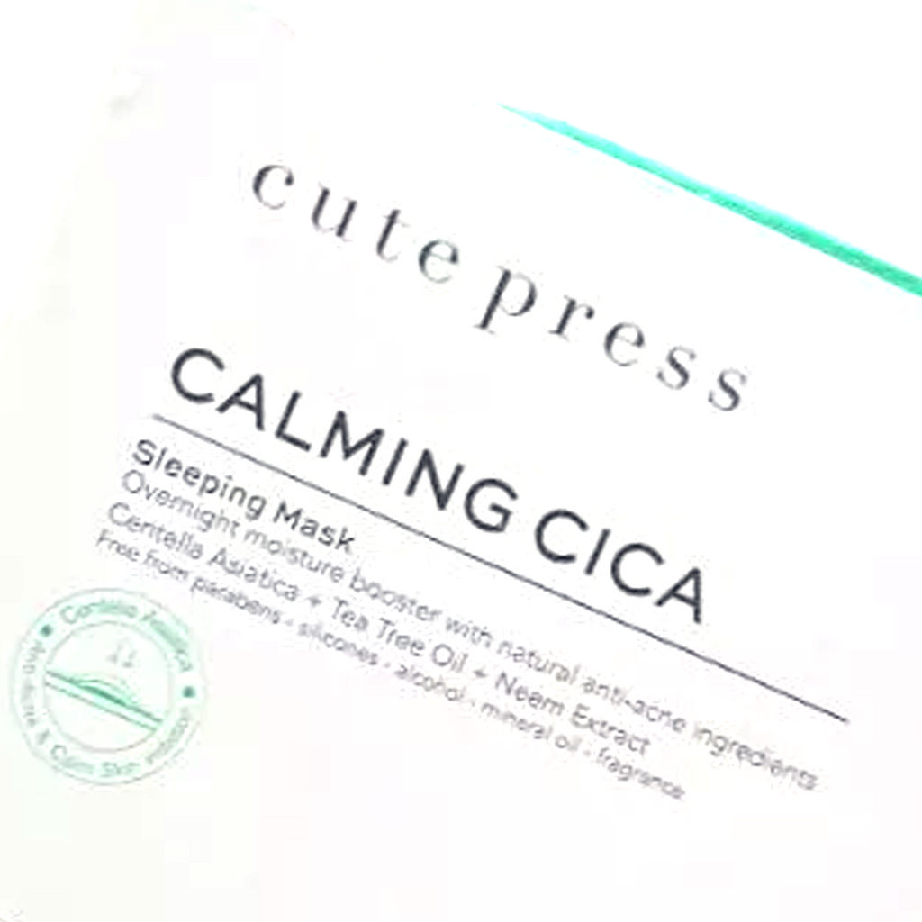 10g Calming Cica Sleeping Mask Moisturizing Face Cream for all skin Cutepress K