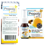Propoliz Propolis Mouth Spray 15ml – Natural Throat Spray with Honey & Peppermint | Sugar Free
