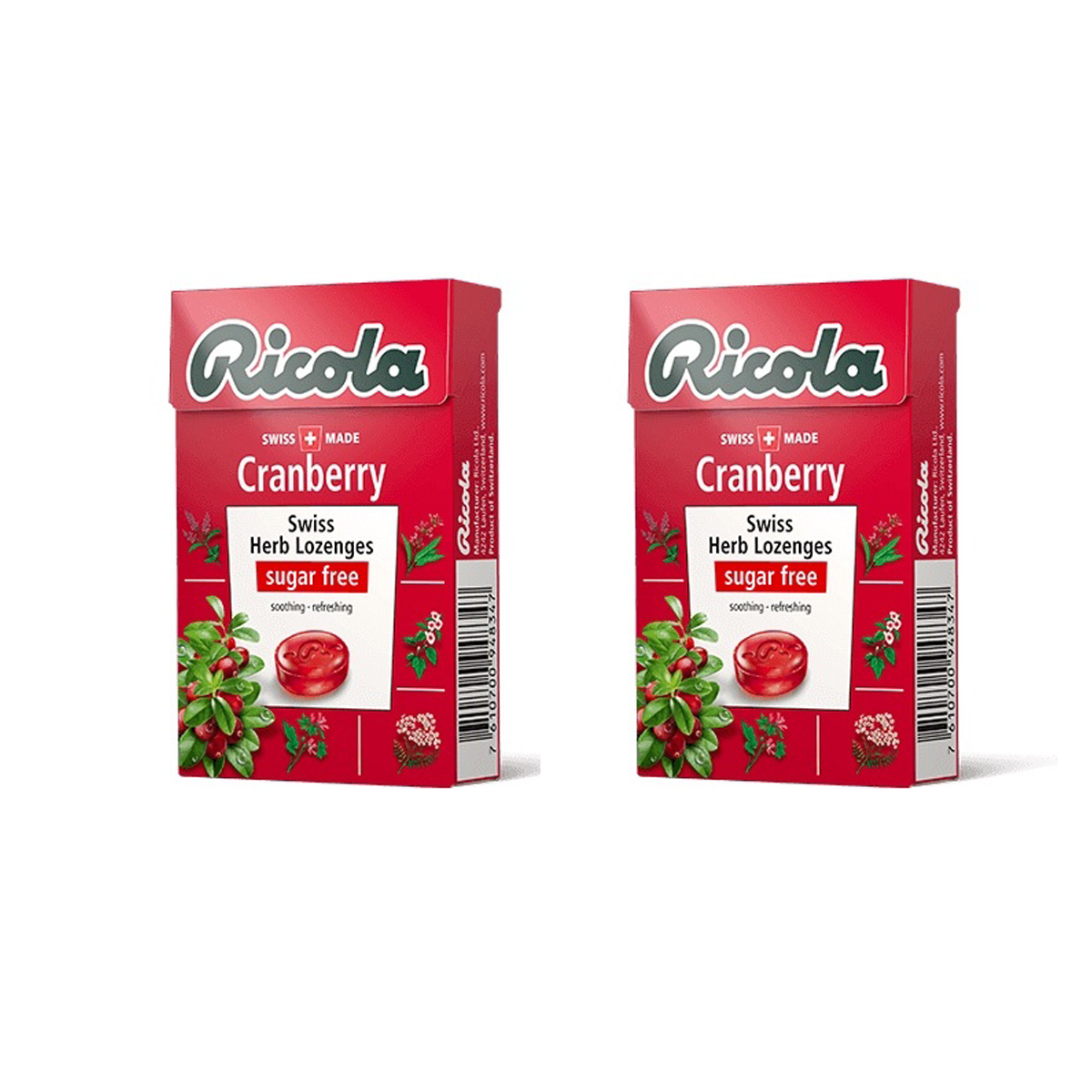 Ricola Swiss Herb Candy Lozenges Sugar Free 40g – 6 Flavors | Orange Mint, Cranberry, Glacier Mint & More
