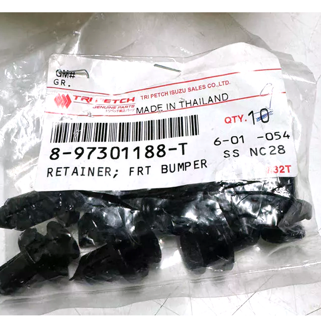 GENUINE PARTS 897301188T Front Bumper Retainer Clip Isuzu D-Max 2003-2023 K