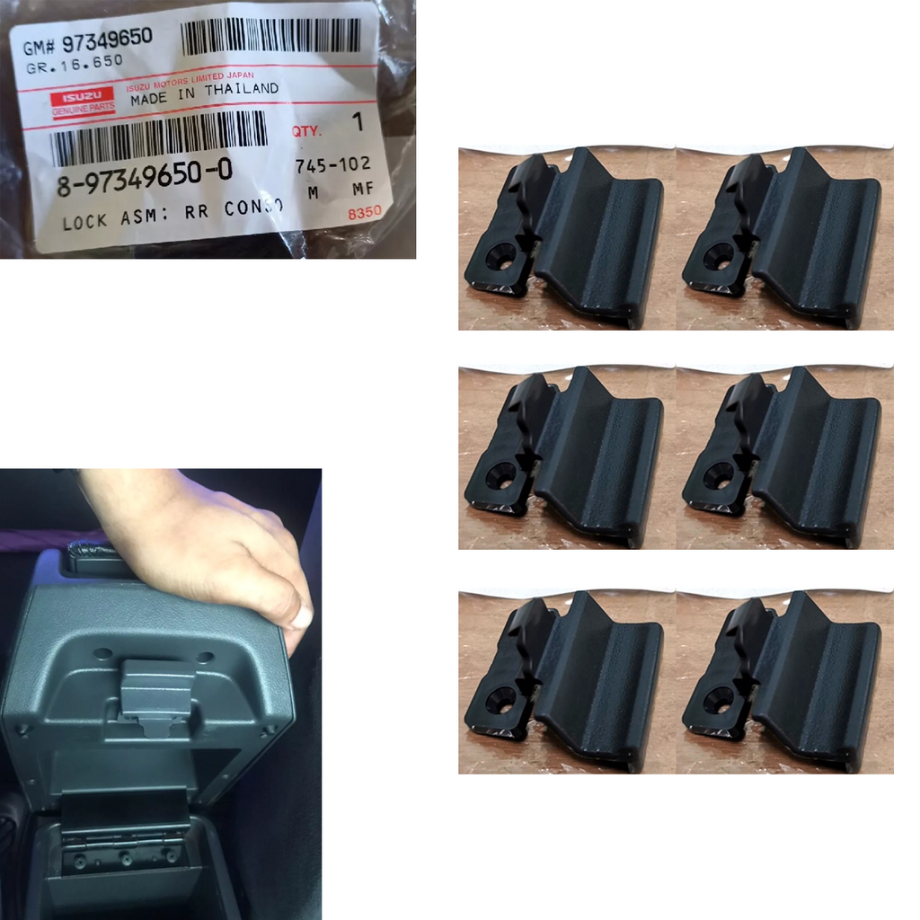 いすゞ D-MAX 2003-2011年式 純正センターコンソールキャビネットロック 6個入り 8973496500 K