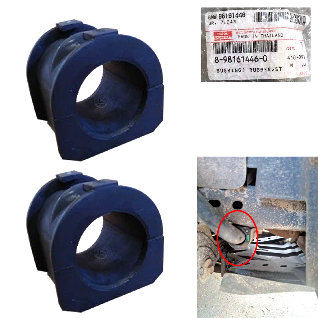 2 Stk. ISUZU Gummibuchse Stabilisator #8981614460 KABINE 4X4 D-Max 2012-19 Original K