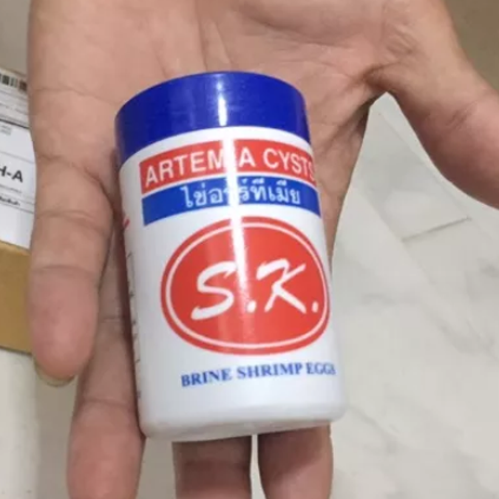 S.K. Artemia Cysts Brine Shrimp Eggs 50g | Live Food for Baby Fish & Marine Aquarium