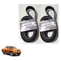 2pcs 11720-5X00A Nissan Genuine BELT FAN & ALTERNATOR NAVARA NP300 D23 YD25 L