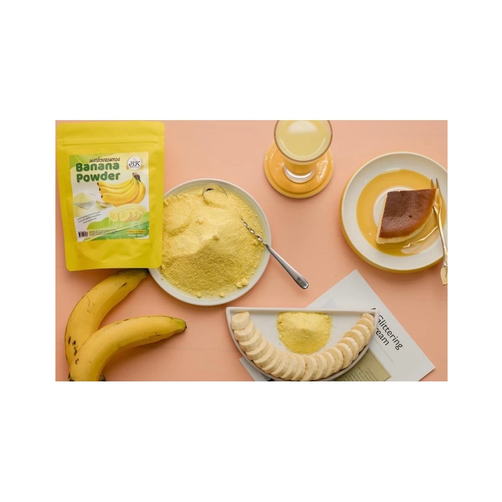 Bananenpulver 100 % für Getränke, Backwaren, Kuchen, zuckerfrei K