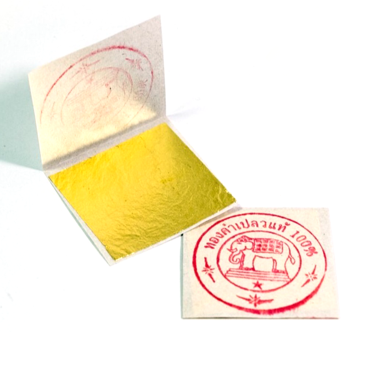 [3x3 cm] BLATTGOLD Spa Food THAI VERGOLDUNGSFOLIE (lebensmittelecht) K