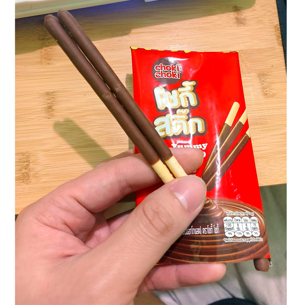 12 sachets/box Choki Stix Chocolate Stick Snacks Sweets Crunchy Stick K