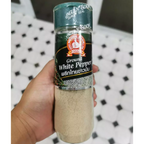 110g gemahlener weißer Pfeffer Plastikflasche zum Braten Marinieren Kochen