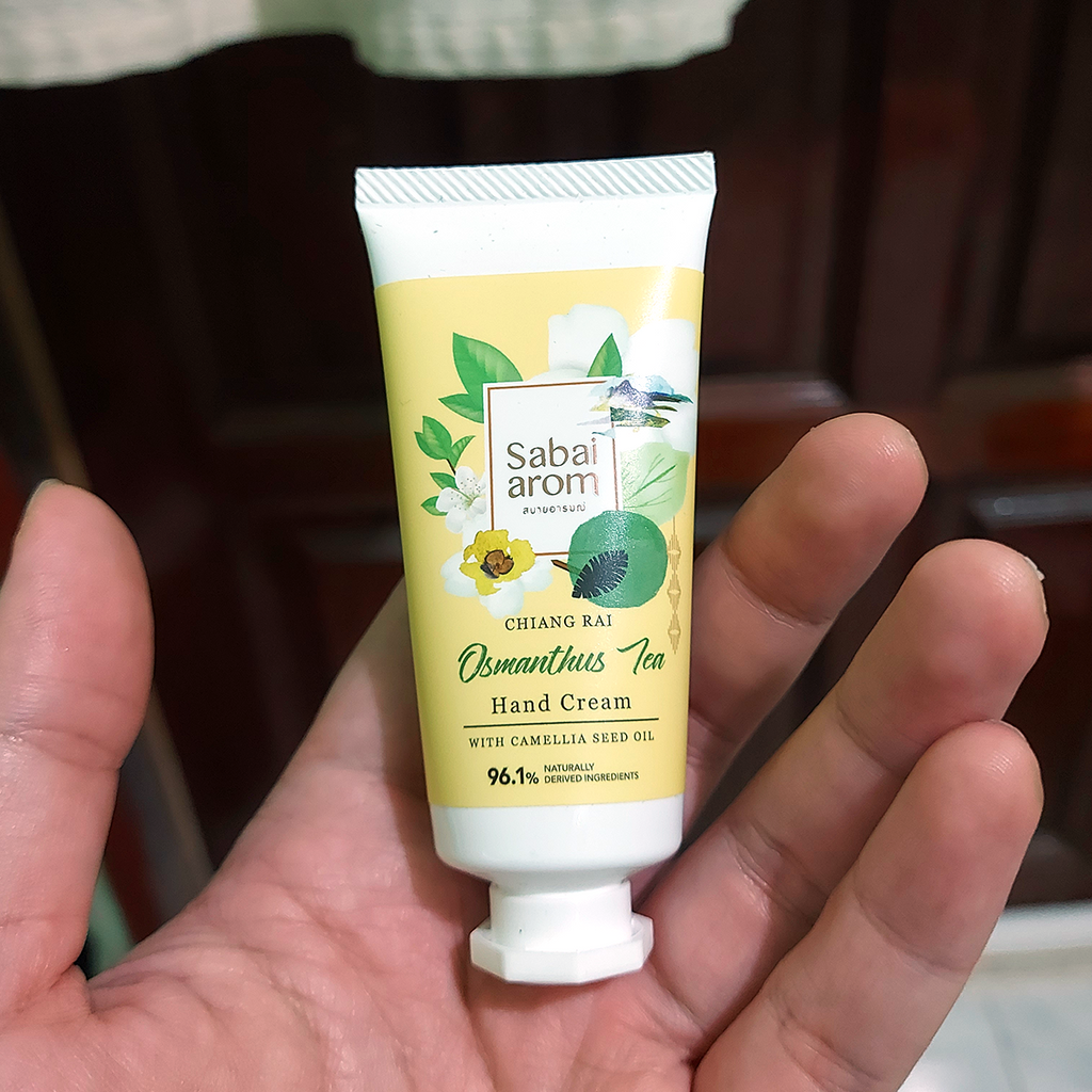 30g Sabaiarom Chiang Rai Osmanthus Tea Hand Cream Reduces dryness fragrance K
