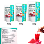 Hibiskuspulver 100% für Getränke Backwaren Kuchen Zuckerfrei Gorngern K