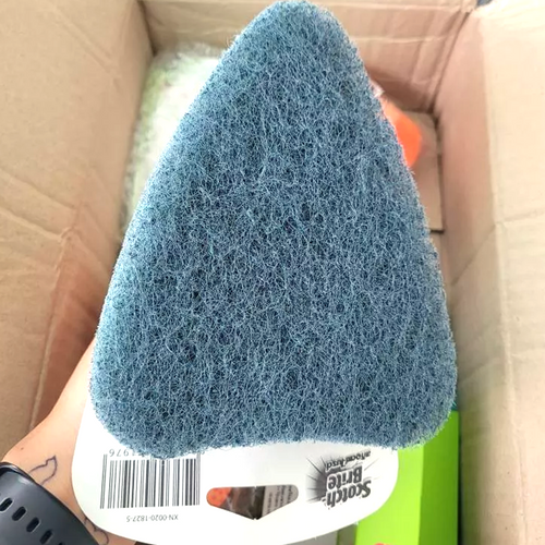 3M Scotch-Brite Triangle Green Scrubber Pad with Handle