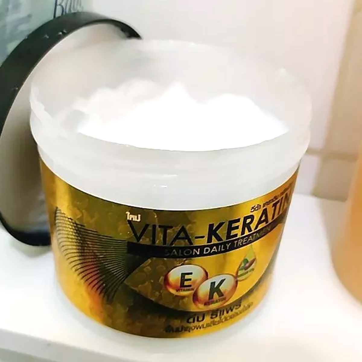 Vita Keratin Tiefenreparatur-Haarkur 600ml – Keratin & Vitamin für trockenes & strapaziertes Haar