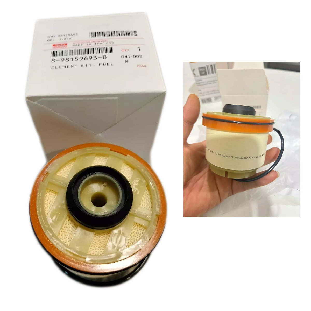 898596930 Oil Fuel Filter Isuzu D-Max 2.5/3.0 Vcross Blue power 1.9 MU-X K