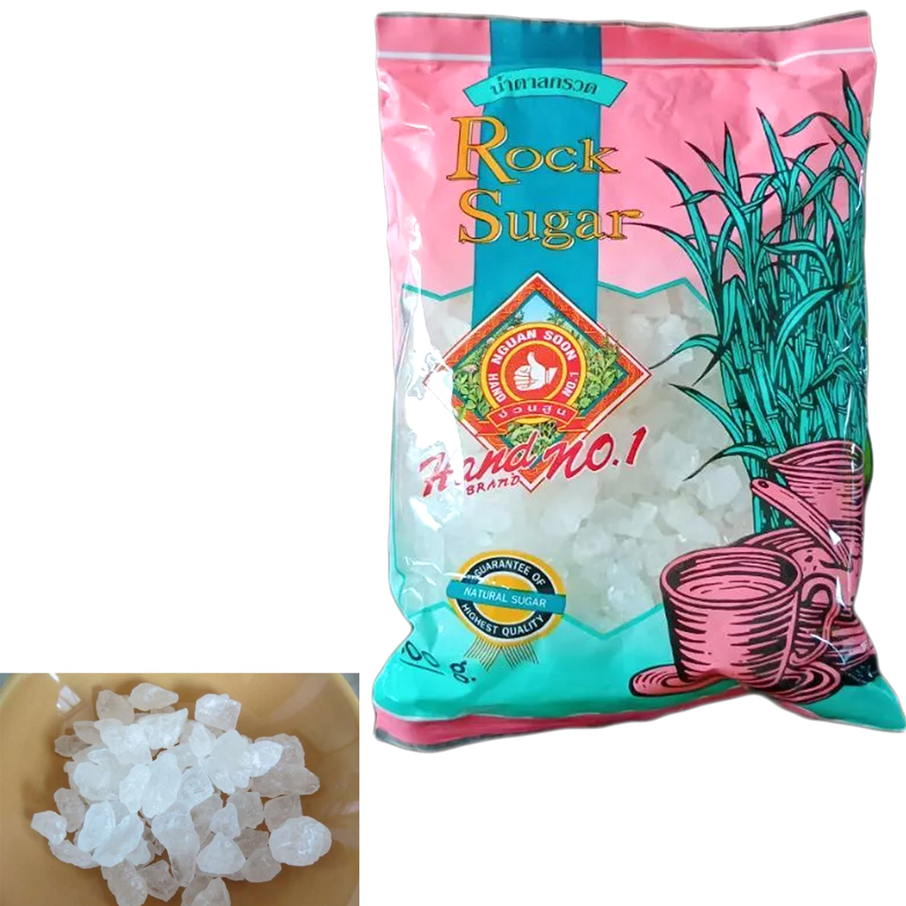 No.1 ハンドブランド 氷砂糖 500g – デザート、ドリンク、タイ料理に最適な純粋な天然結晶砂糖