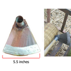 5.5" Small Hoe Head for digging and removing weeds Gardening tool equipment K
