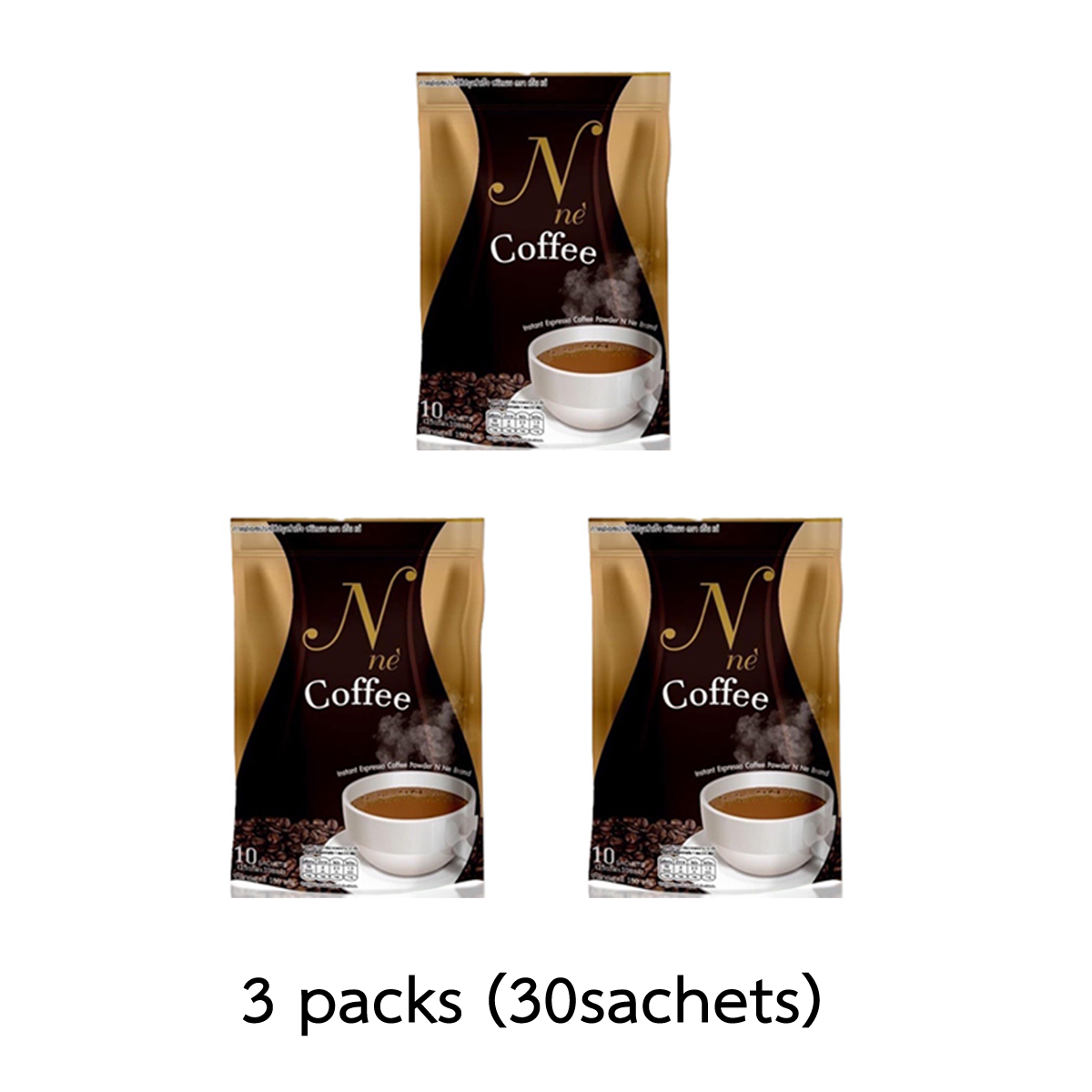 3er Set N Ne Instant Kaffee Espresso Pulver Gewichtsmanagement Zuckerfrei ak