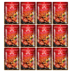 12 pcs x 30 g Mala Seasoning Sauce Powder Hot Spicy Flavor Grill Stir fry K