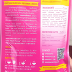 ParadisePet Easy Sugar Glider Meal Junior - Back packaging with ingredients and nutrition facts