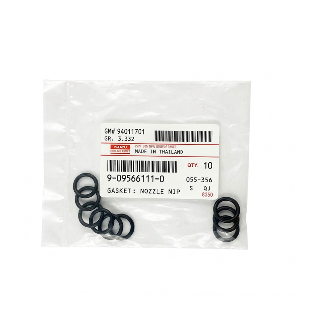 Isuzu Injector O-Rings 9-09566111-0 for D-MAX / Colorado 4JJ1 / 4JK1 – Pack of 10
