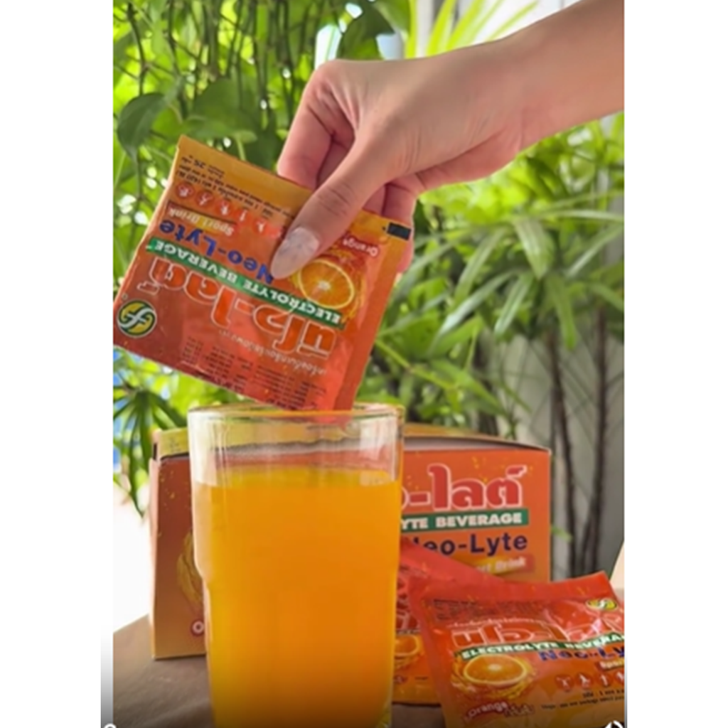 Neo-Lyte Electrolyte Beverage – Orange Flavor Sport Drink (Box of 50 Packets)