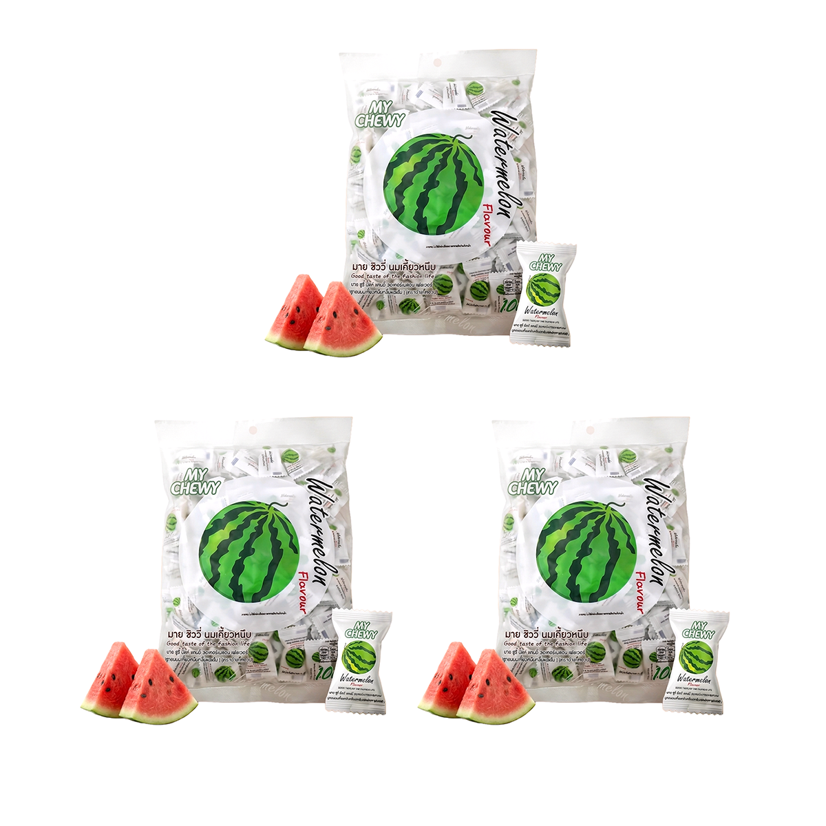 360g Meine Kaubonbons mit Wassermelonengeschmack (ca. 100 St./Packung) K
