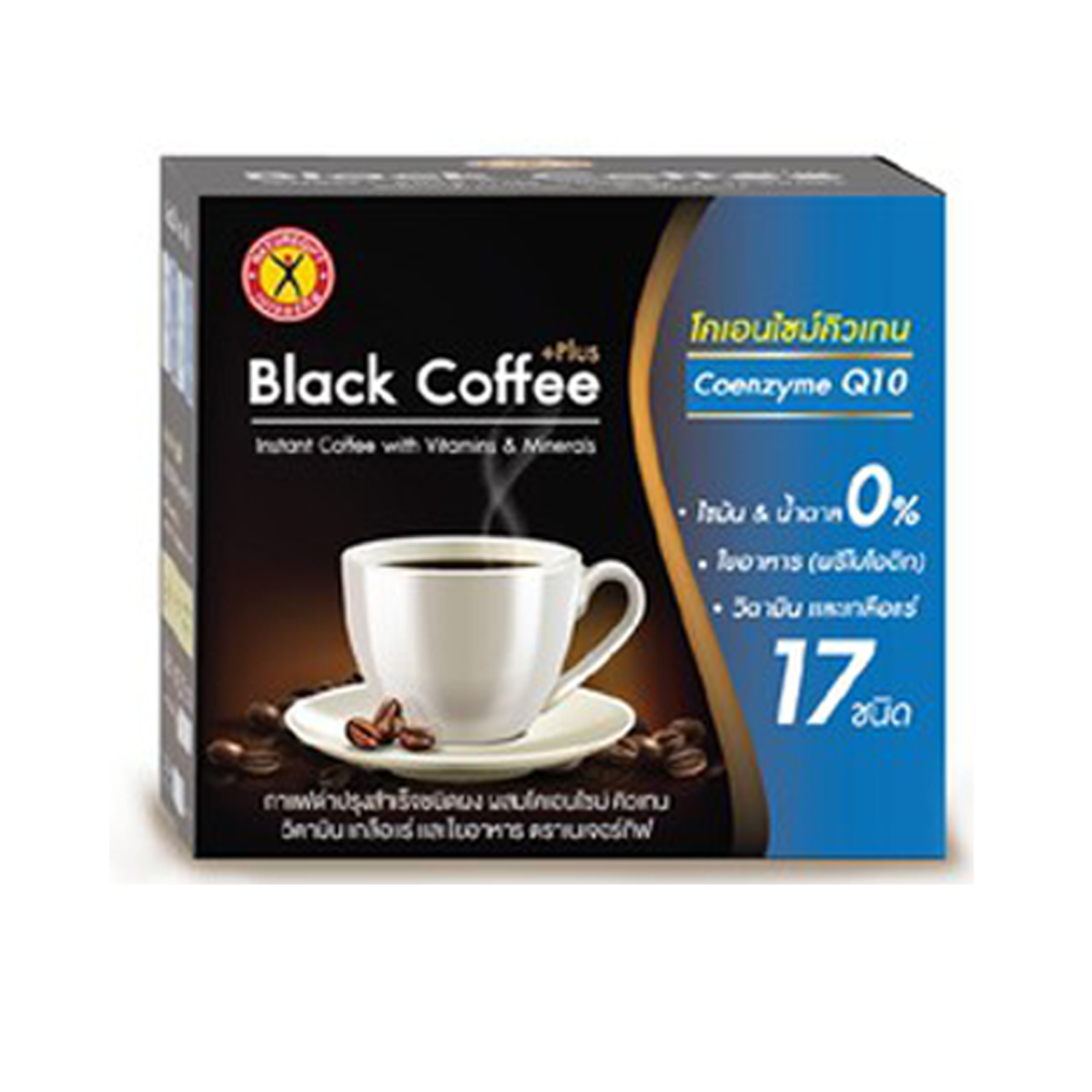 Naturegift Black Coffee Plus Instant Coffee – 1 Box, 10 Sachets
