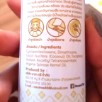 Pinnara Coconut Oil Serum packaging information