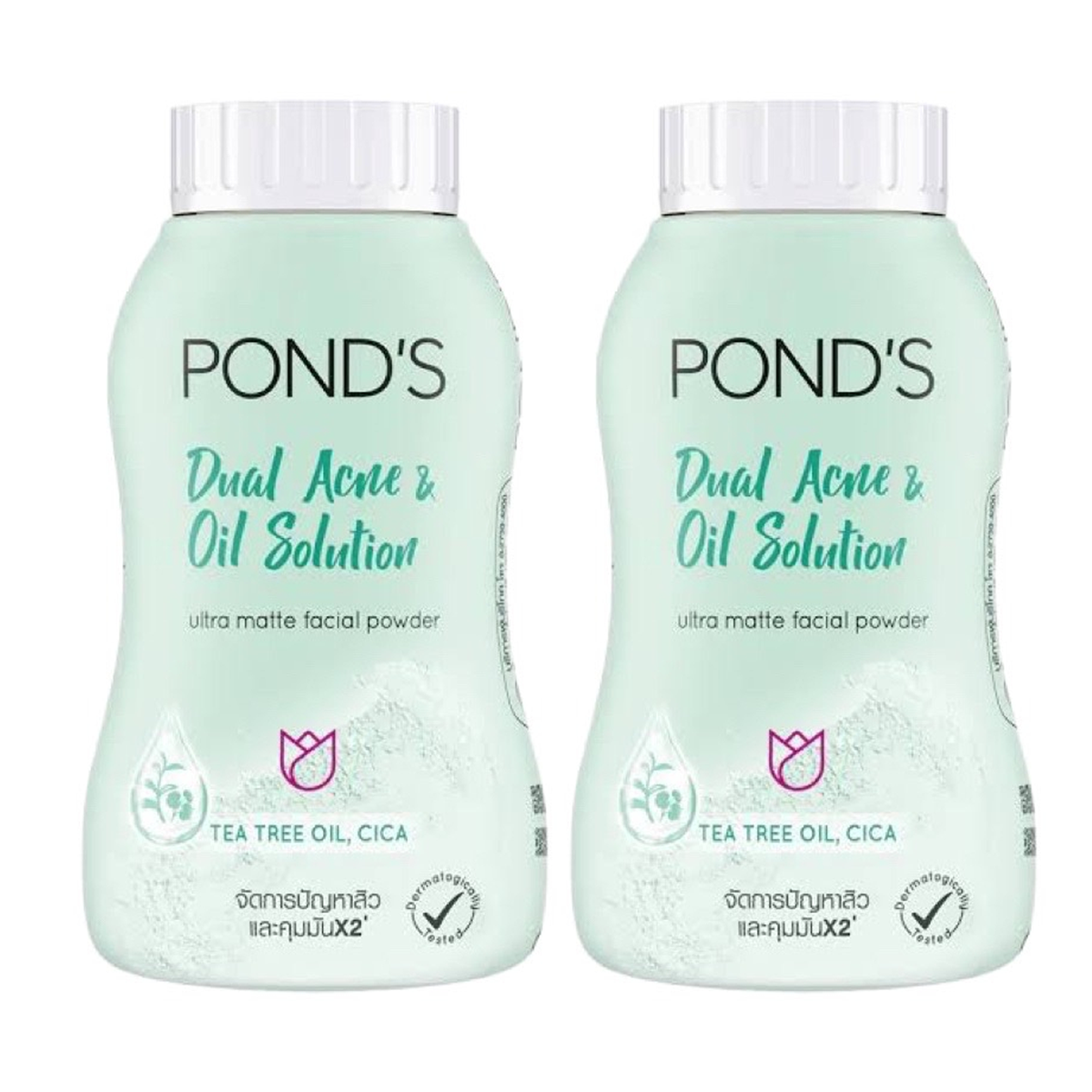 Pond's Oil Control & Anti Acne Translucent Face Powder 45g – Tea Oil & Cica UV Protect