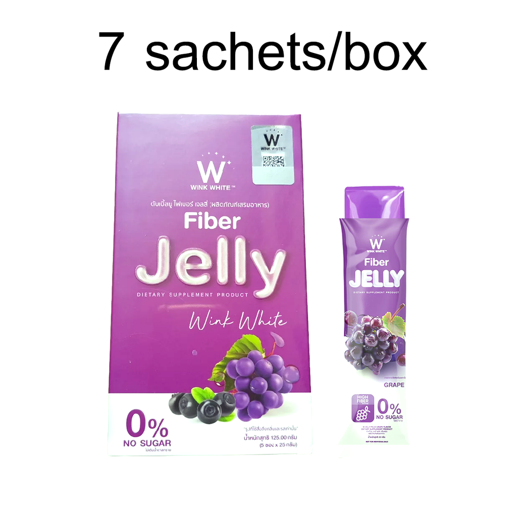 WINK WHITE fiber jelly active ingredients label