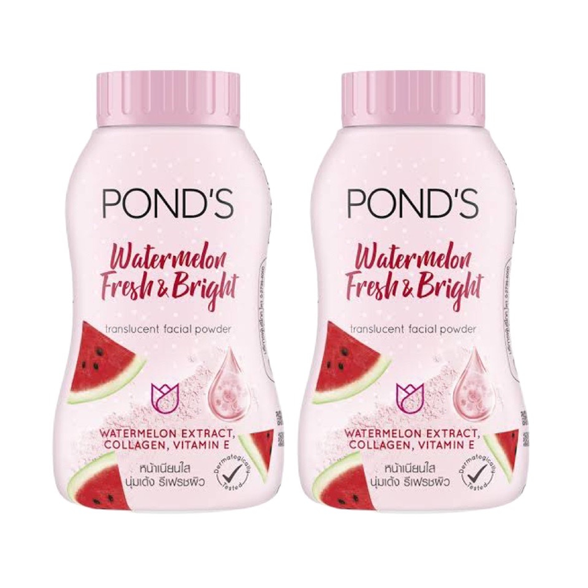 Pond's Watermelon Exact Bright Translucent Face Powder 45g – Vitamin E & Collagen K