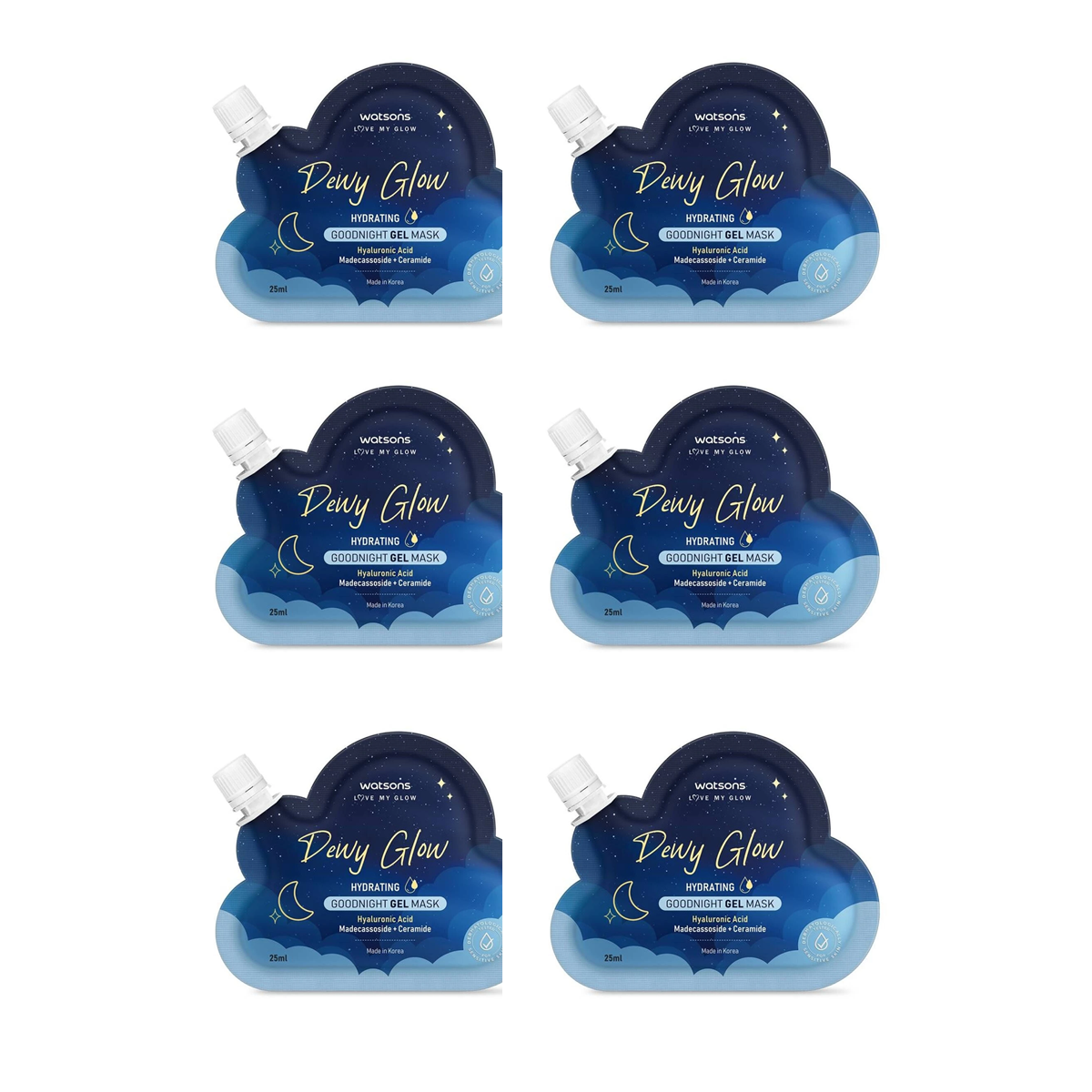 Watsons Love My Glow Dewy Glow Hydrating Goodnight Gel Mask 25ml