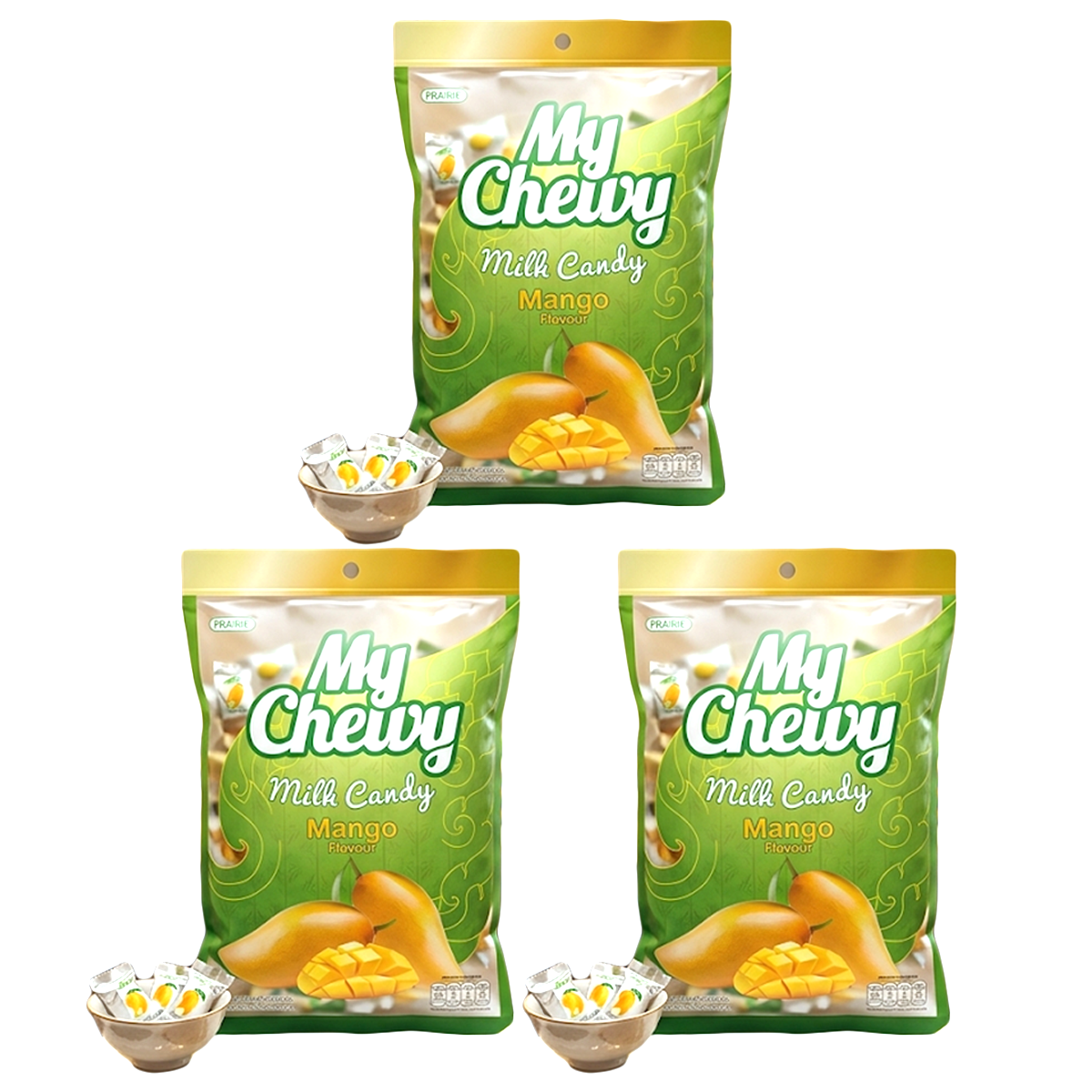 My Chewy Milk Candy Mango Flavor 360g (Approx. 100 pcs) – Thai Candy