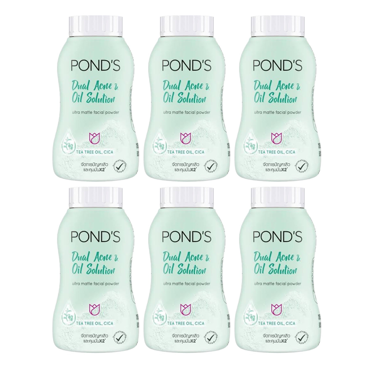 Pond's Oil Control & Anti Acne Translucent Face Powder 45g – Tea Oil & Cica UV Protect