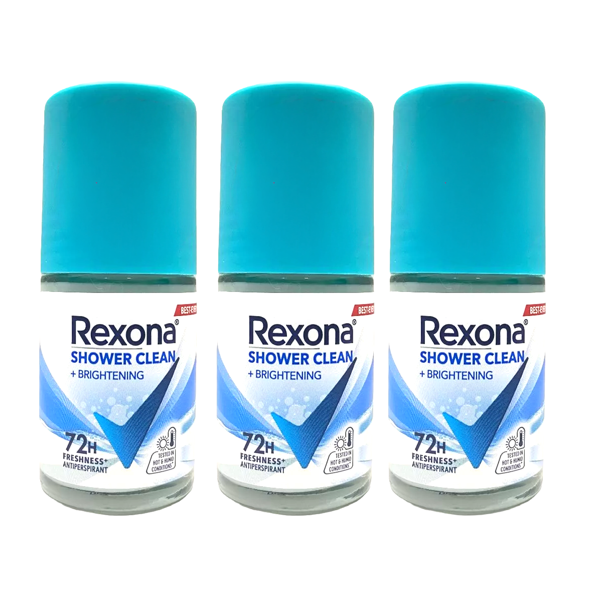 Rexona Deodorante Roll-On Anti-Traspirante Shower Clean + Illuminante 25ml