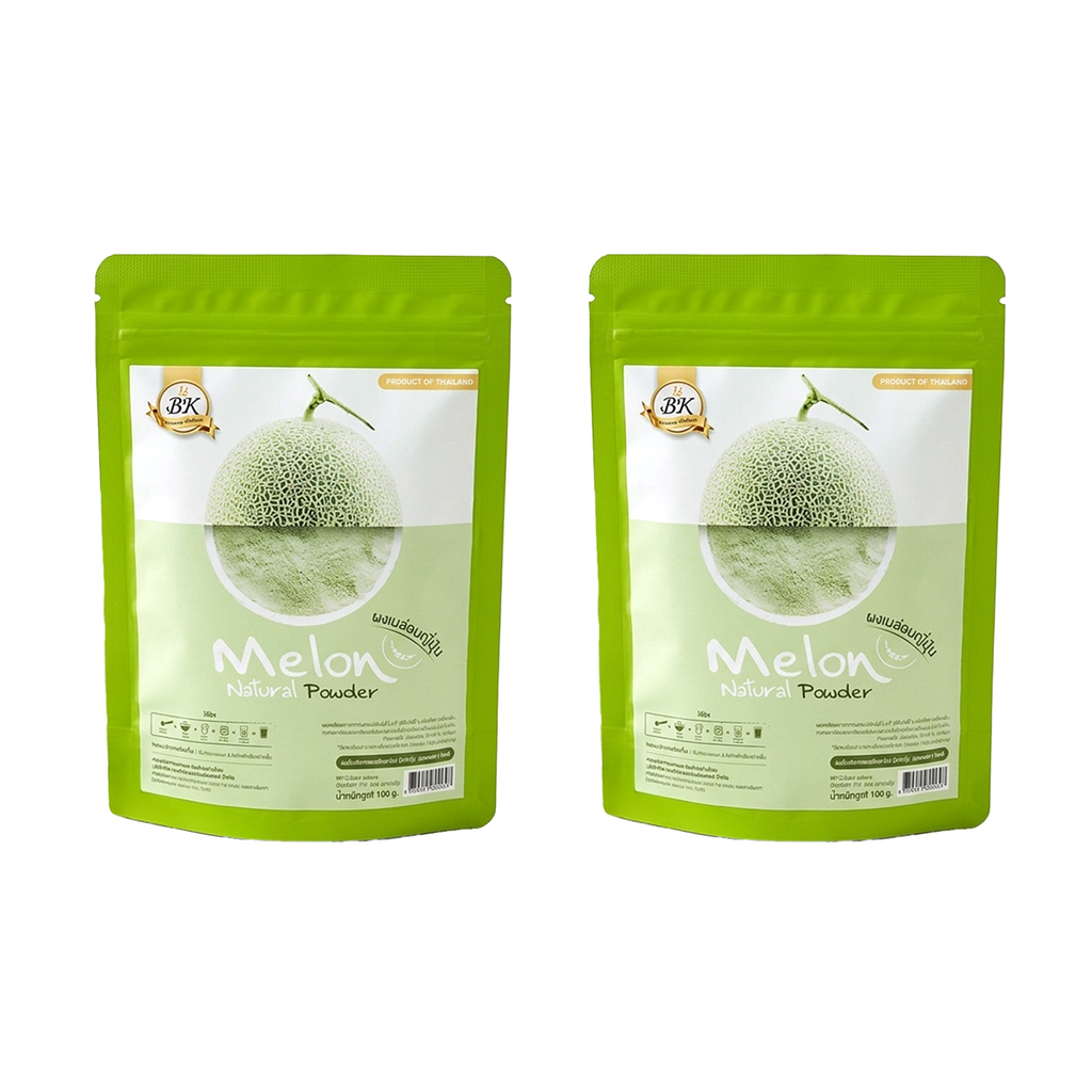 BK Melon Natural Powder – 100% Natural Japanese Melon, Sugar-Free (100g) | For Beverages & Bakery