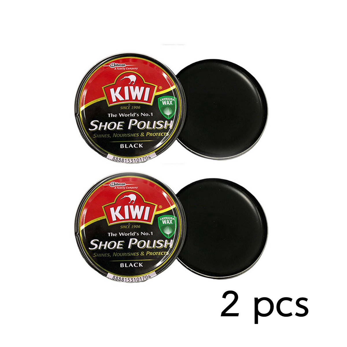 KIWI Black Shoe Boot Polish Wax 45ml — Shines, Nourishes & Protects